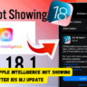 How to Fix Apple Intelligence Not Showing After iOS 18.1 Update